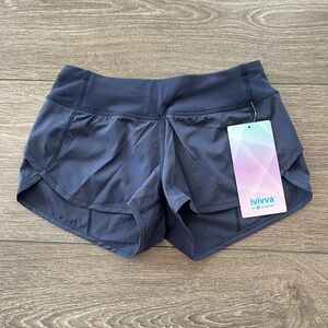 Ivivva Speedy Shorts Navy - Size 10